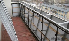 Остекление балконов и лоджий в Одессе. Внутренняя и внешняя отделка! Сварка выноса!